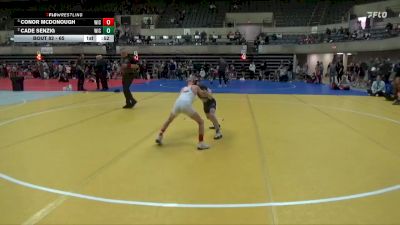 65 lbs Semifinal - Cade Senzig, LAW vs Conor McDonough, Pursuit Wrestling Minnesota
