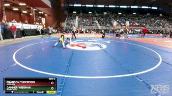 2A-106 lbs Cons. Round 1 - Branson Thompson, Shoshoni vs Danner Wiseman, Moorcroft