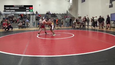 285 lbs Round 1 - Joey Humphries, Mackinaw vs Juan Lopez, Mount Pleasant