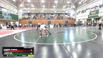 120 lbs Cons. Round 6 - Jason Lin, La Costa Canyon vs Gabriel Vargas, Ramona