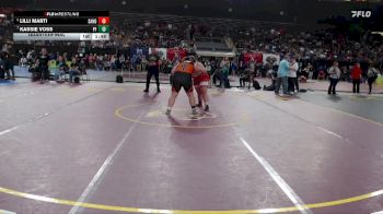 235 lbs Quarterfinal - Kassie Voss, Post Falls vs Lilli Marti, Sandpoint