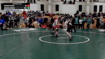 113 lbs Consi Of 8 #1 - Patrick Syski, Catholic Memorial vs Miguel Rivera, Brockton