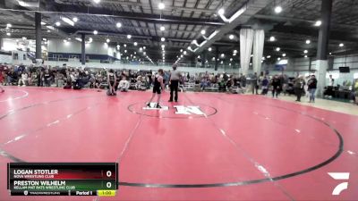 76 lbs Cons. Round 2 - Logan Stotler, NOVA Wrestling Club vs Preston Wilhelm, Kellam Mat Rats Wrestling Club