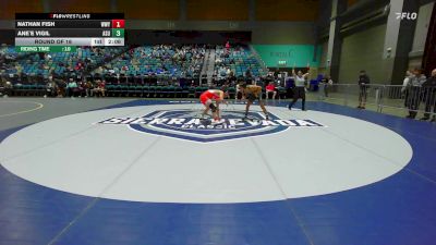 125 lbs Round Of 16 - Nathan Fish, Western Wyoming vs Ane`e Vigil, Arizona State