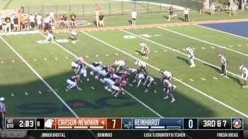 Highlights: Reinhardt Vs Carson-Newman | 2024 SAC Football