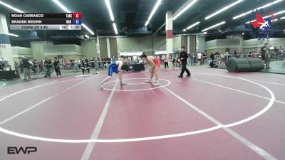 175 lbs Consi Of 8 #2 - Noah Carrasco, Takedown-City Wrestling vs Braden Brown, Bar None Wrestling