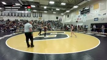110 lbs Semifinal - Avianca Guzman, Laramie vs Kyonna Gustafson, Hulett