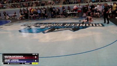 82 lbs Quarterfinal - Henry Lawson, Soldotna Whalers Wrestling Club vs Kolton Svetkovich, Arctic Warriors Wrestling Club