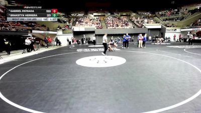 134 lbs Round Of 16 - Gabriel Estrada, Frontier vs Brakstyn Herrera, Sierra Pacific