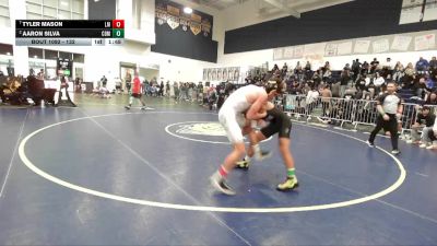 132 lbs Quarterfinal - Tyler Mason, La Mirada vs Aaron Silva, Corona Del Mar