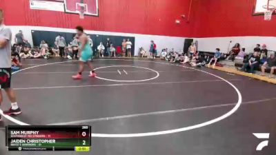 285 lbs Round 1 (6 Team) - Sam Murphy, Southwest MO Stingers vs Jaiden Christopher, Reece`s Warriors