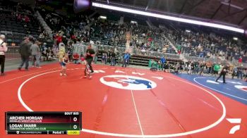 49 lbs Champ. Round 1 - Logan Snarr, Torrington Wrestling Club vs Archer Morgan, Douglas Wrestling Club