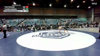 135 lbs 1st Place Match - Kali Williams, Oakridge vs Alanna Harwell, St. Mary`s