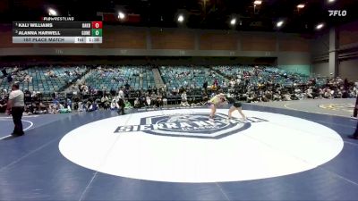 135 lbs 1st Place Match - Kali Williams, Oakridge vs Alanna Harwell, St. Mary`s