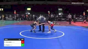 69 lbs Consi Of 8 #2 - Kalijah Gonzales, NM WolfPack vs Hayden Nozie, Roughriders