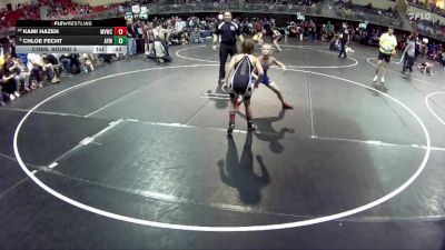 82 lbs Cons. Round 3 - Chloe Fecht, Ansley-Litchfield Youth Wrestling vs Kami Hazen, Medicine Valley Wrestling Club
