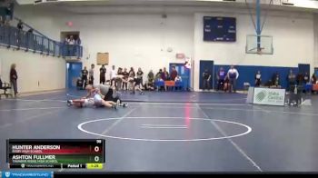 98 lbs Champ. Round 2 - Hunter Anderson, Rigby High School vs Ashton Fullmer, Thunder Ridge High School