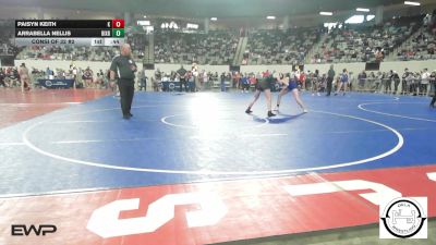 113 lbs Consi Of 32 #2 - PAISYN KEITH, MARLOW OUTLAWS JH vs Arrabella Nellis, Bixby JH Girls