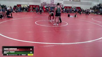 285 lbs Cons. Round 4 - Juan Cardenas, Atwater-Cosmos-Grove City vs Brody Perry, Edina