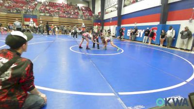 105 lbs Rr Rnd 2 - Grayson Hazen, Woodland Wrestling Club vs Arwen Frisby, Skiatook Youth Wrestling