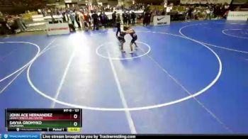 121 lbs Quarterfinal - Savva Gromyko, California vs John Ace Hernandez, Legacy Wrestling Center