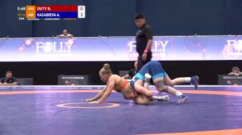 62 kg Qualif - Bridgette Duty, USA vs Alina Kasabieva, AIN