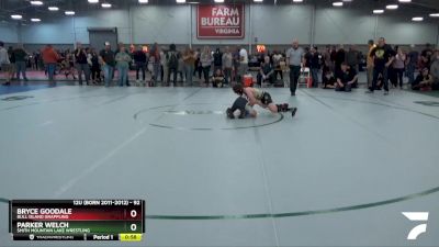 92 lbs Quarterfinal - Parker Welch, Smith Mountain Lake Wrestling vs Bryce Goodale, Bull Island Grappling