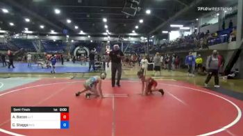 81 lbs Semifinal - Asher Bacon, JJ Trained vs Cael Staggs, NV Elite