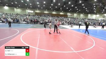 86 lbs Quarterfinal - Hayden Boise, Westside Wrestling Inc vs Kayson Bryan, Bear River