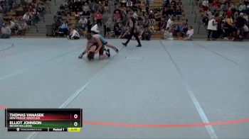 110 lbs Cons. Round 1 - Elliot Johnson, Becker Bulldogs vs Thomas Vanasek, New Prague Wrestling