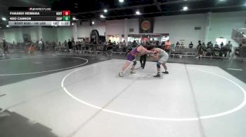 190 lbs Round Of 16 - Fananui Heimana, North Hawaii Wrestling vs Keo Cannon, Chapmanville