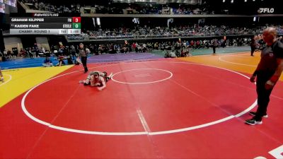 6A 157 lbs Champ. Round 1 - Kaiden Fake, Cibolo Steele vs Graham Kilpper, Lewisville Flower Mound