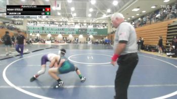 126 lbs Cons. Round 4 - Noah Steele, Saint Augustine vs Jason Lin, La Costa Canyon