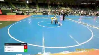 75 lbs 5th Place - Cara Prock, Vian Wrestling Club vs Charleigh Little, Compound