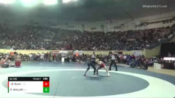 6A-120 lbs Quarterfinal - Dillon Ryan, Yukon vs Parker Witcraft, Broken Arrow Hs