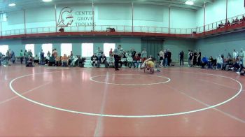 138 lbs Quarterfinal - Jonah Strain, Franklin Wrestling Club vs Elijah Guyer, Indian Creek Wrestling Club