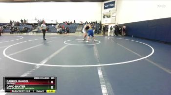 285 lbs 3rd Place Match - David Baxter, Hope International University vs Gabriel Rangel, Westcliff