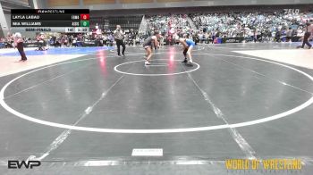 102 lbs Semifinal - Layla Labau, EGWA vs Mia Williams, All I See Is Gold Academy