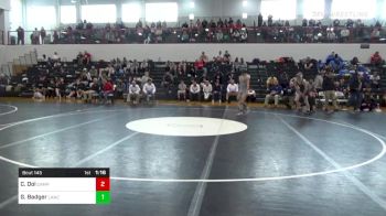 132 lbs Semifinal - Christian Doi, Camp Hill vs Gavin Badger, Lancaster Catholic