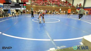 80 lbs Consi Of 4 - Michael Robison, Skiatook Youth Wrestling 2022-23 vs Quinn Kite, Berryhill Wrestling Club