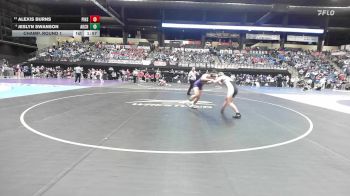 145 lbs Champ. Round 1 - Alexis Burns, Pittsburg HS vs Jeslyn Swanson, Arkansas City HS