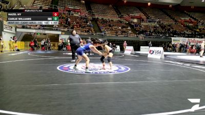 Cadet Girls - 110 lbs Semis - Hazel Hy vs Carlie Williams, Blazers Wrestling Club