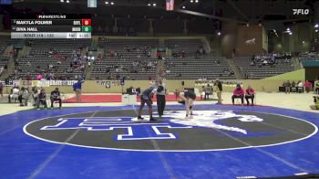 132 lbs Quarterfinal - Makyla Folwer, Boyle County vs Diva Hall, Moore