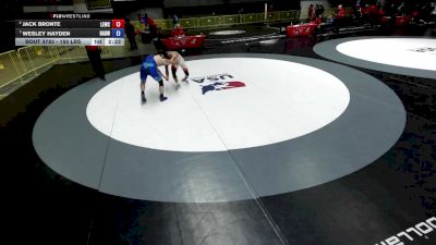 150 lbs 3rd Place Match - Jack Bronte, Livermore Elite Wrestling Club vs Wesley Hayden, Bay Area Dragons Wrestling Center