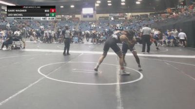 149 lbs Cons. Round 3 - Leo Michel, Corban University vs Gabe Wagner, Morningside (Iowa)