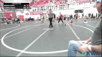 85 lbs 3rd Place - Anthony Stewart II, Del City Little League Wrestling vs Avery Ashley, Hinton Takedown Club