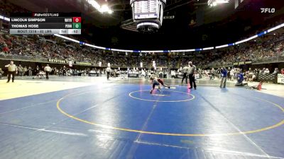 82 lbs Round Of 16 - Lincoln Simpson, Waynesburg vs Thomas Hose, Pennsbury