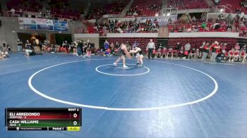 190 lbs Round 1 (8 Team) - Cash Williams, Anna vs Eli Arredondo, Hereford