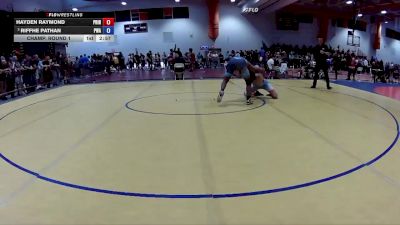 150 lbs Champ. Round 1 - Hayden Raymond, Clinic Wrestling FXBG vs Riffhe Pathan, Palm Wrestling Academy