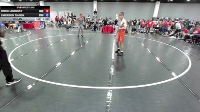175 lbs Brice Lozinsky, Oklahoma Red vs Emerson Tjaden, Team Kansas Gold
